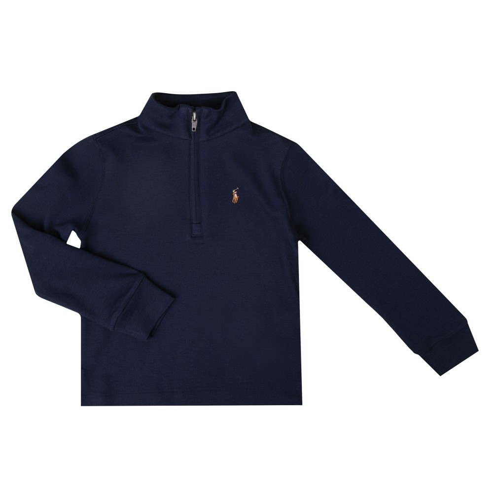 Cotton Interlock Quarter Zip Pullover