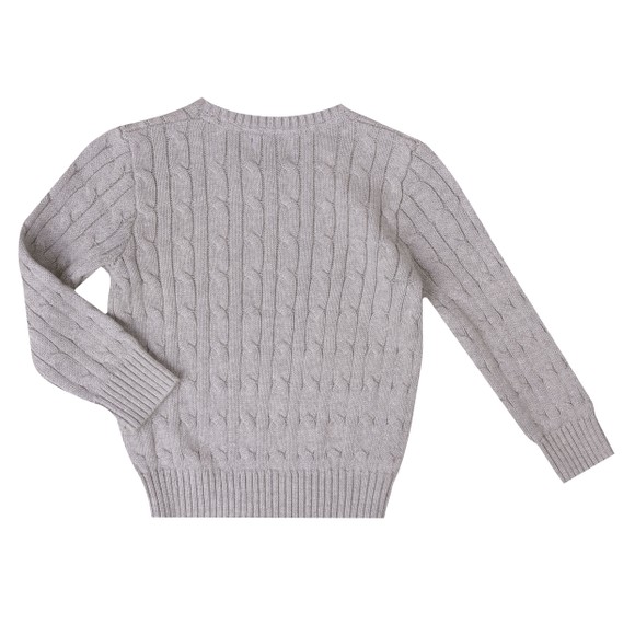 Polo Ralph Lauren Boys Grey Boys Cotton Cable Knit Jumper main image