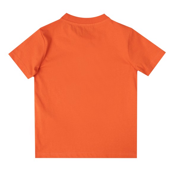 Emporio Armani Boys Orange Logo Crew T Shirt main image