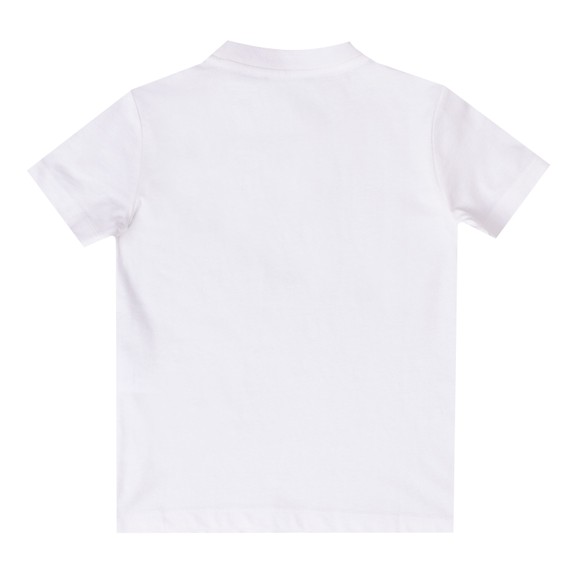 Emporio Armani Boys White Logo Crew T Shirt main image
