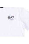 EA7 Emporio Armani Boys White Small Logo T Shirt