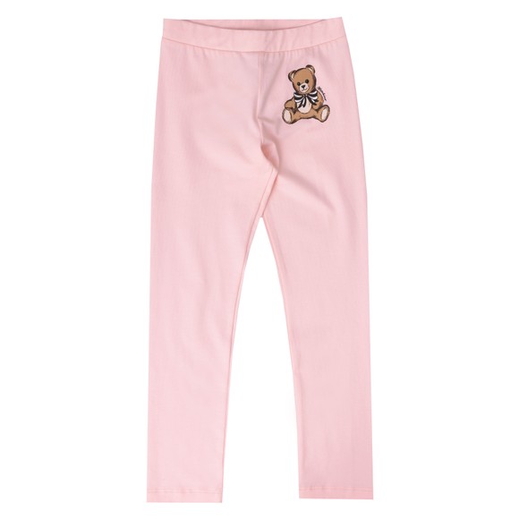 Moschino Girls Red Ribbon Bear Legging main image