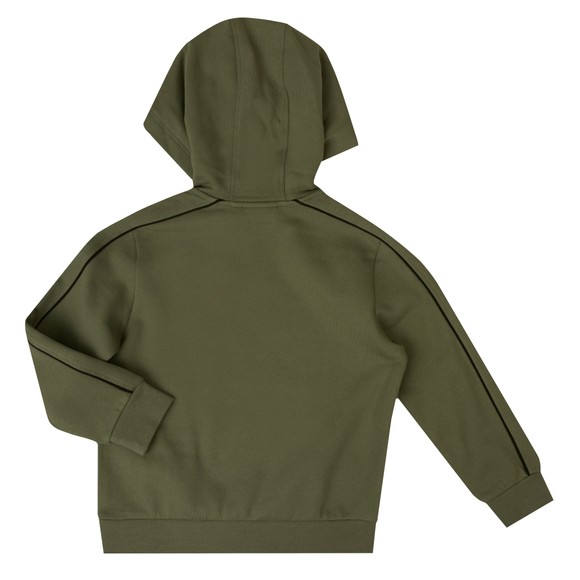 EA7 Emporio Armani Boys Green Train Visibility Overhead Hoody main image