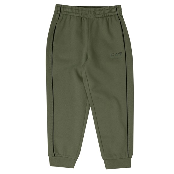 EA7 Emporio Armani Boys Green Train Visibility Joggers main image