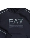 EA7 Emporio Armani Boys Blue Train Visibility Overhead Hoody