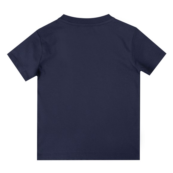 Emporio Armani Boys Blue Logo Crew T Shirt main image