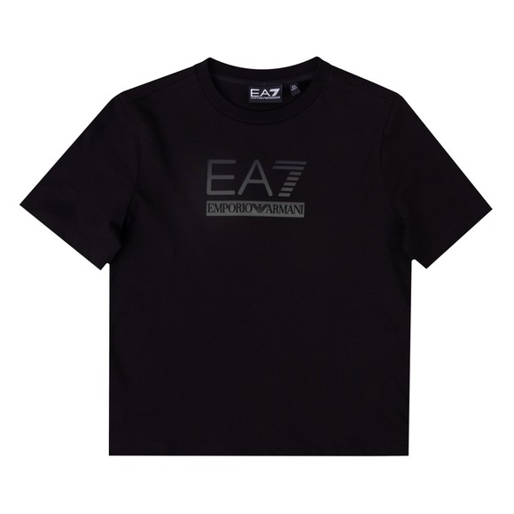 EA7 Emporio Armani Boys Blue Train Visibility Big Logo T Shirt main image