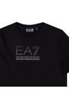 EA7 Emporio Armani Boys Blue Train Visibility Big Logo T Shirt