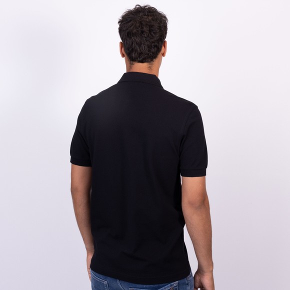 Fred Perry Mens Black Plain Polo Shirt main image