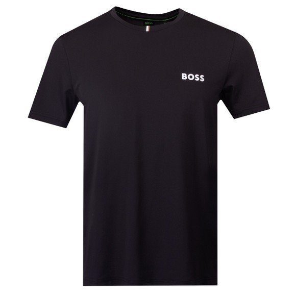 BOSS Mens Black Athleisure Tee TOC Pique T-Shirt main image