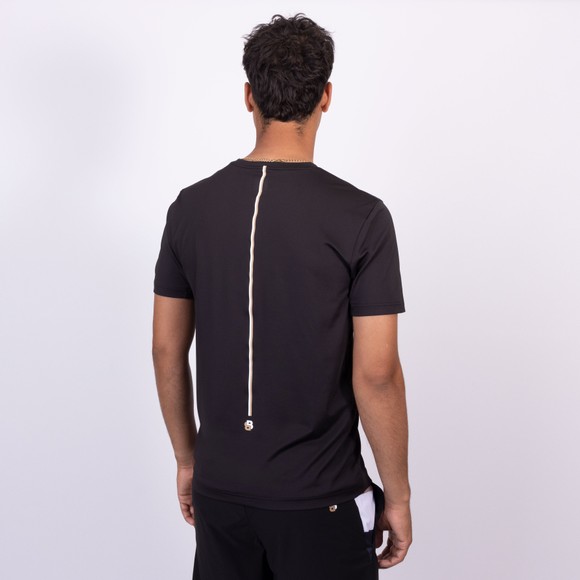 BOSS Mens Black Athleisure Tee TOC Pique T-Shirt main image
