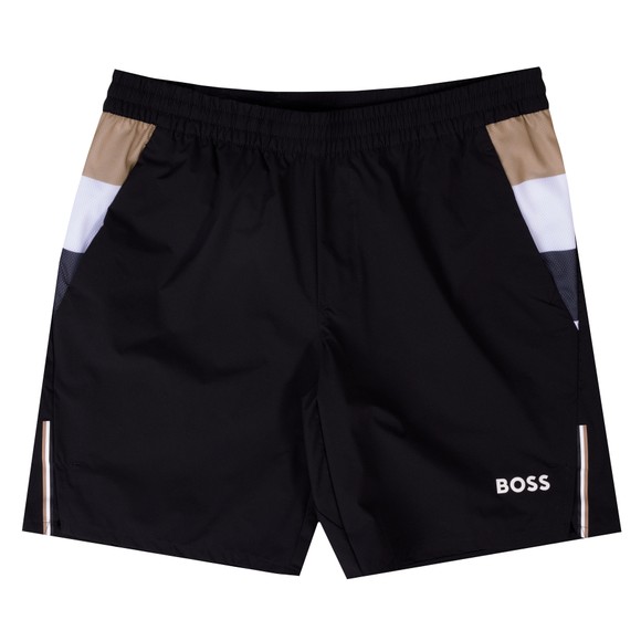 BOSS Mens Black Athleisure S Match 9 Inch Shorts main image