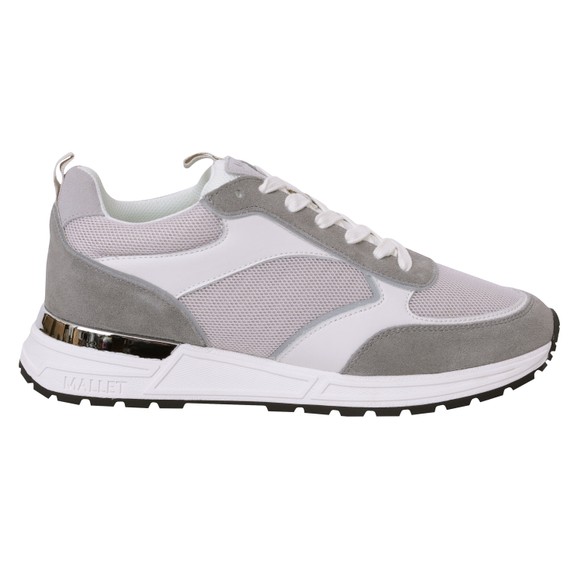 Mallet Mens White Bethnal Trainer main image
