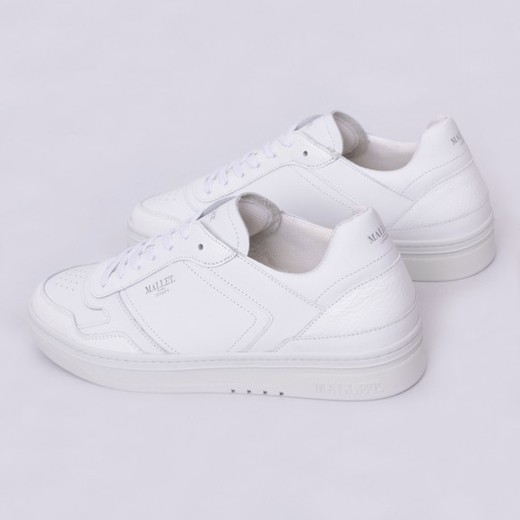 Mallet Mens White Barnsley Trainer main image