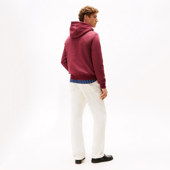 Tommy Hilfiger Mens Red Logo Hoody main image