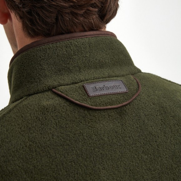 Barbour Lifestyle Mens Green Langdale Fleece Jacket main image