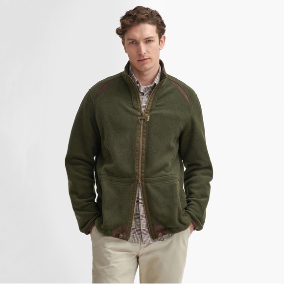 Barbour Lifestyle Mens Green Langdale Fleece Jacket main image