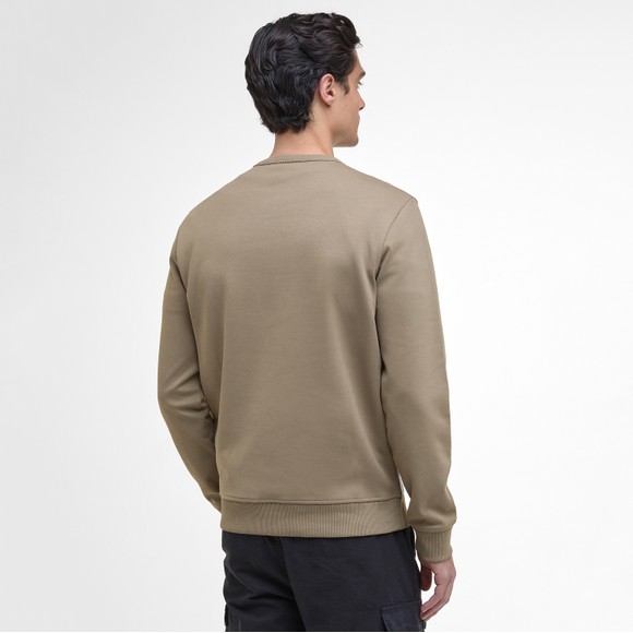 Barbour International Mens Grey Ilford Interlock Crew Neck Sweatshirt main image