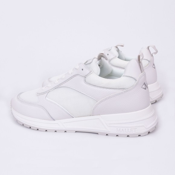 Mallet Mens White Bethnal Trainer main image