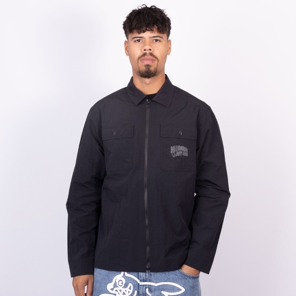 Billionaire Boys Club Mens Black Arch Logo Nylon Overshirt main image