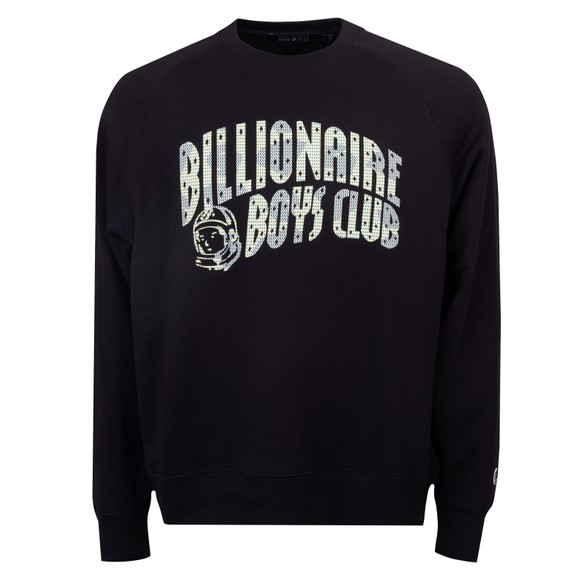 Billionaire Boys Club Mens Black Tri Tone Arch Logo Crewneck Sweatshirt main image
