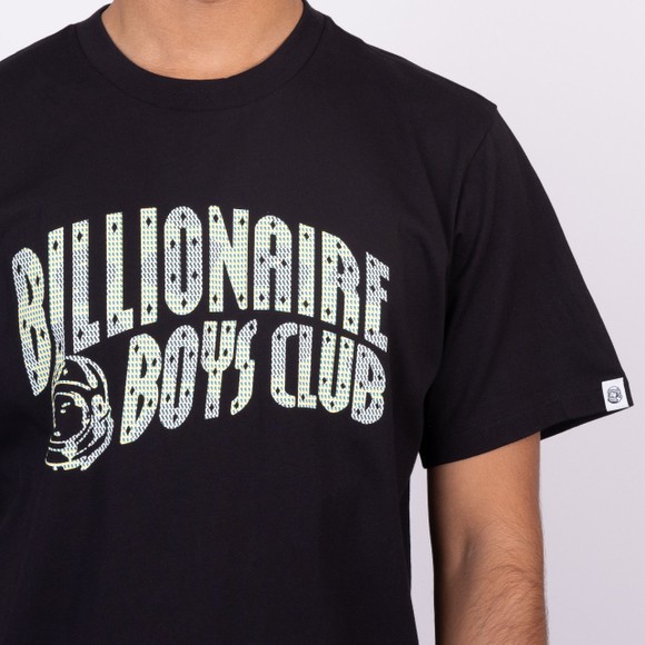 Billionaire Boys Club Mens Black Tri Tone Arch Logo T-Shirt main image