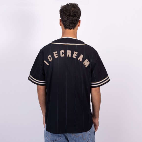 BBC Icecream Mens Black Baseball Jersey Shirt main image