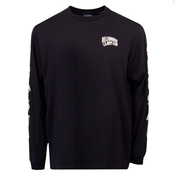 Billionaire Boys Club Mens Black Diamonds & Dollars L/S T-Shirt main image