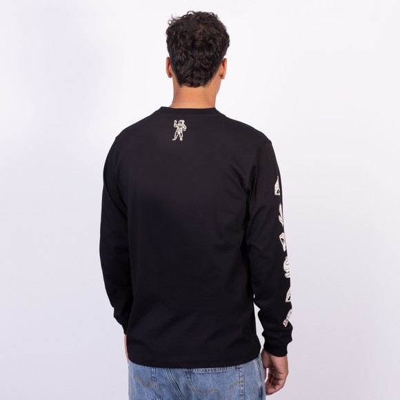 Billionaire Boys Club Mens Black Diamonds & Dollars L/S T-Shirt main image