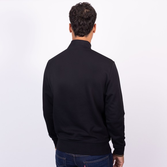 Fred Perry Mens Black 1/2 Zip Sweatshirt main image