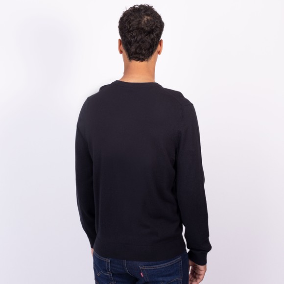 PS Paul Smith Mens Black Central Stripe Crew Neck Jumper main image