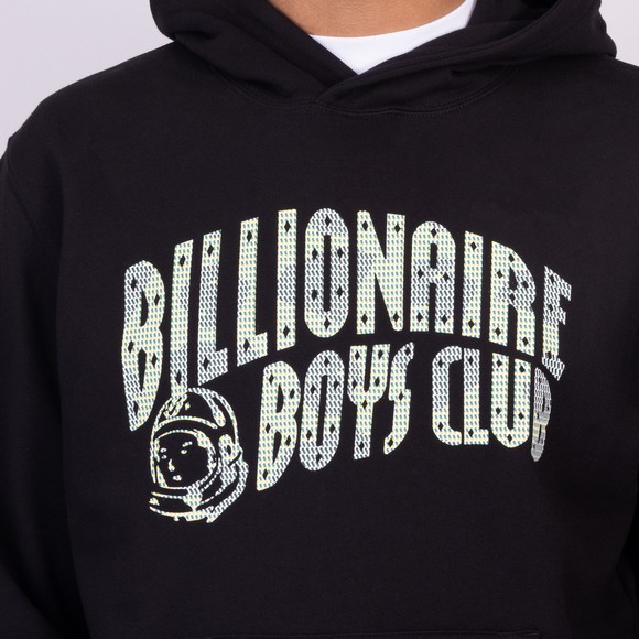 Billionaire Boys Club Mens Black Tri Tone Arch Logo Hoodie main image