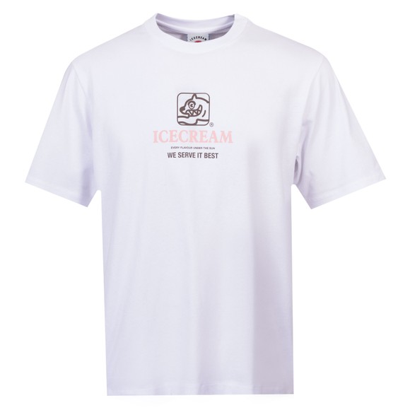 BBC Icecream Mens White Serve It Best T-Shirt main image