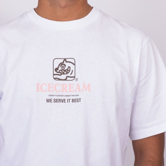 BBC Icecream Mens White Serve It Best T-Shirt main image
