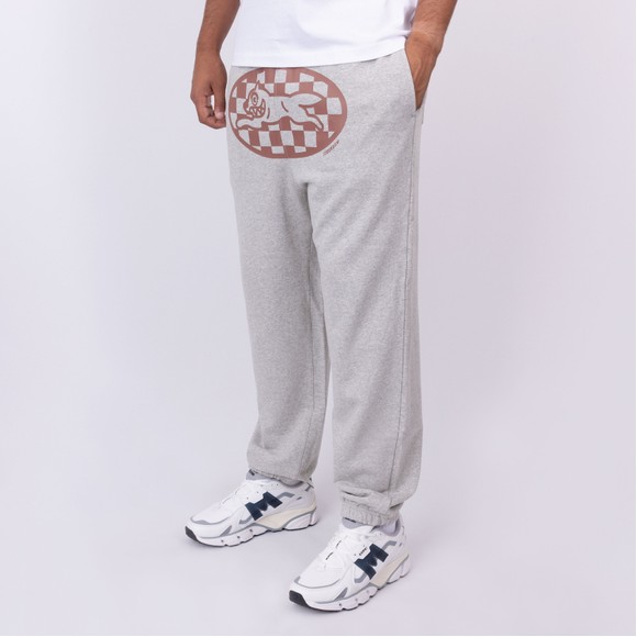 BBC Icecream Mens Grey Checker Running Dog Joggers main image