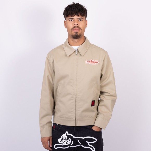 BBC Icecream Mens Brown Supplies Work Jacket main image