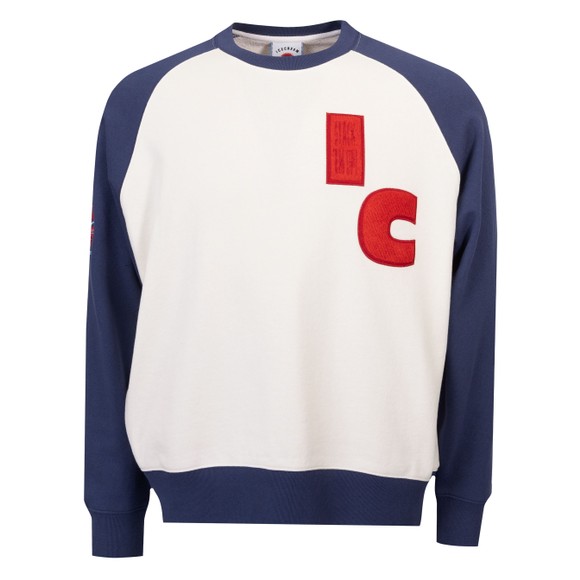BBC Icecream Mens White Stack Em Up Crewneck Sweatshirt main image