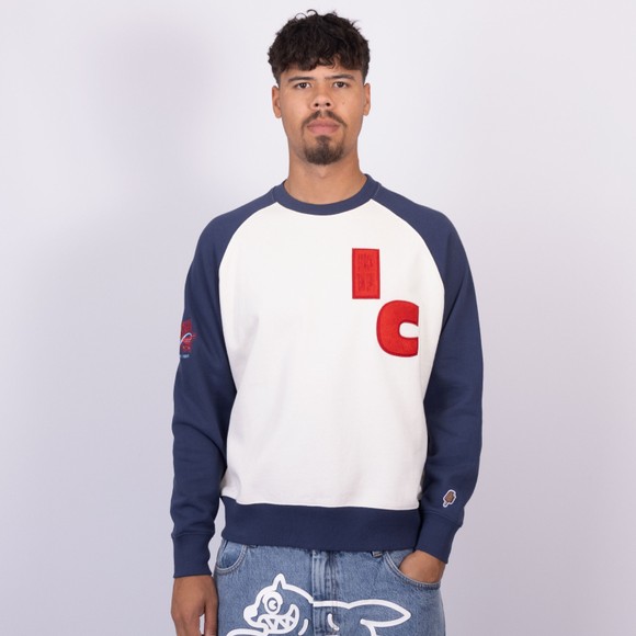 BBC Icecream Mens White Stack Em Up Crewneck Sweatshirt main image