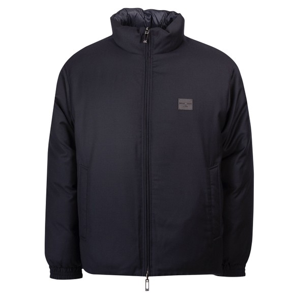 Emporio Armani Mens Blue Reversible Puffer main image