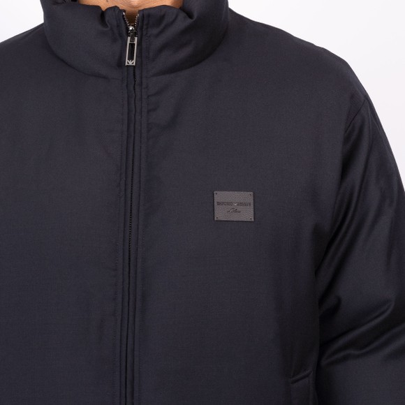 Emporio Armani Mens Blue Reversible Puffer main image
