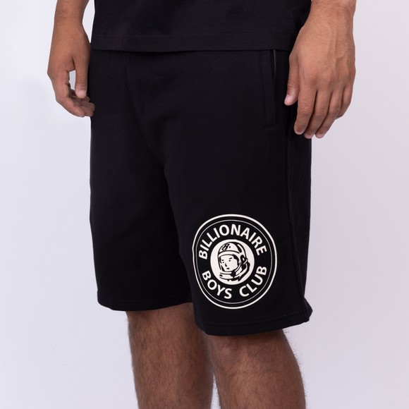 Billionaire Boys Club Mens Black Emblem Logo Sweat Shorts main image