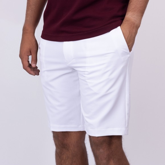 BOSS Mens White S Commuter Shorts main image