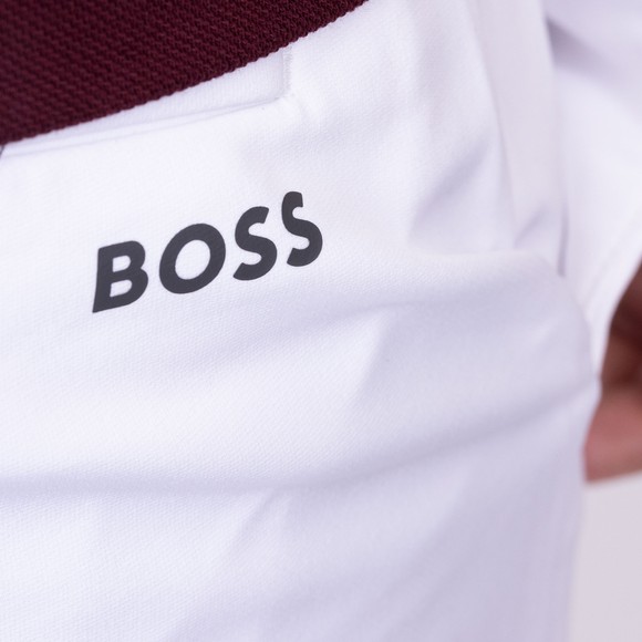 BOSS Mens White S Commuter Shorts main image