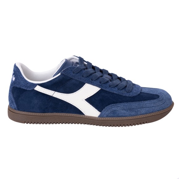 diadora Mens Blue Hairy Trainer