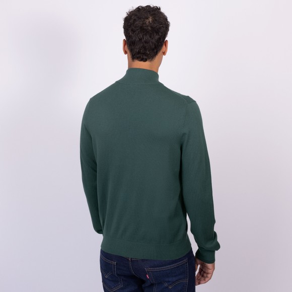 PS Paul Smith Mens Green Zebra Half Zip Jumper main image