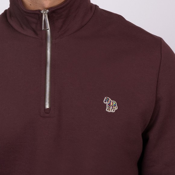 PS Paul Smith Mens Red 1/2 Zip Sweatshirt main image