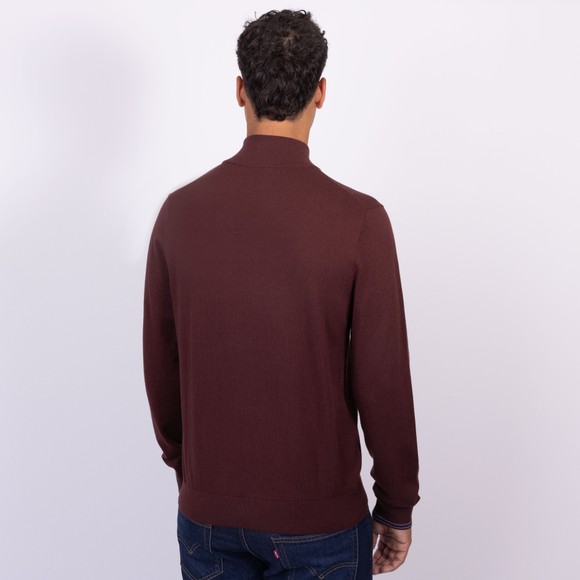 PS Paul Smith Mens Red Zebra Half Zip Jumper main image