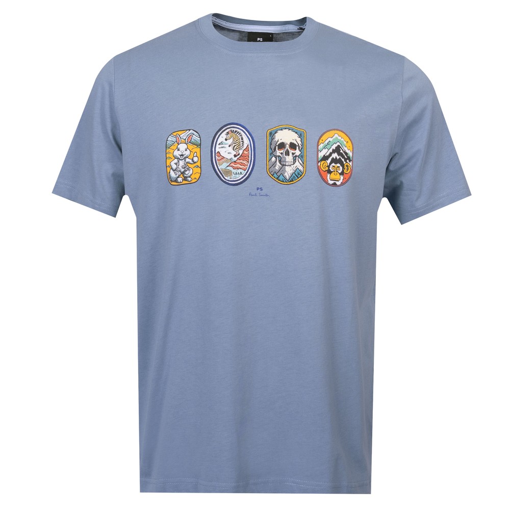 Badge Print T-Shirt