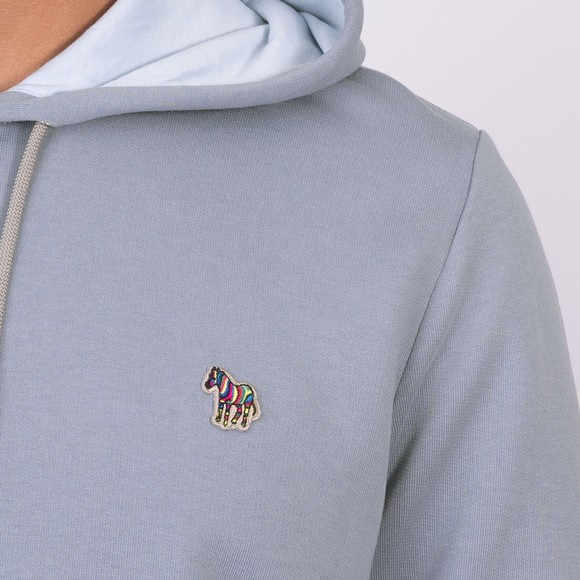 PS Paul Smith Mens Blue Zebra Overhead Hoodie main image