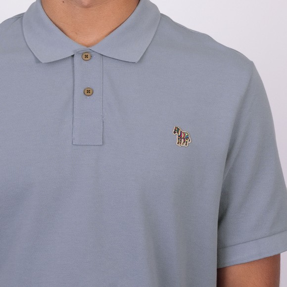 PS Paul Smith Mens Blue Zebra Polo Shirt main image